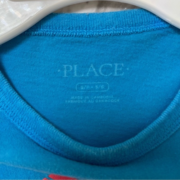 Place Blue Surfing Graphic Tee size 5-6 - Picture 3 of 3